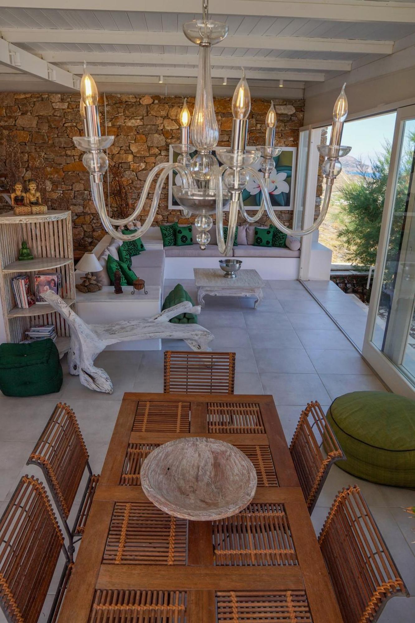 Villa Zen Dans Le Bleu Ермополи Екстериор снимка