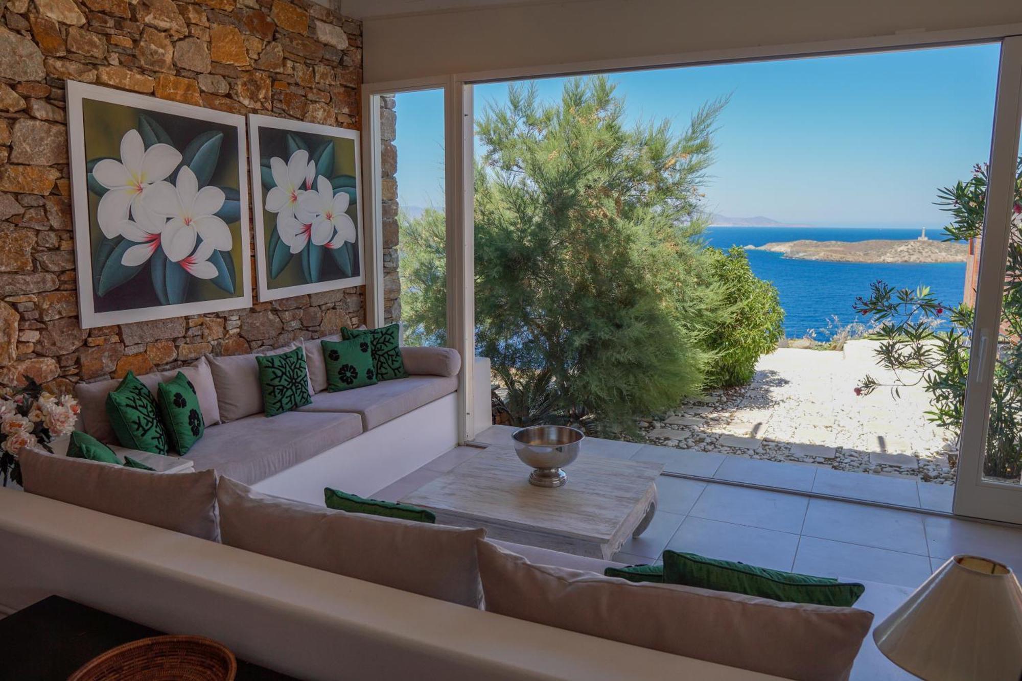Villa Zen Dans Le Bleu Ермополи Екстериор снимка