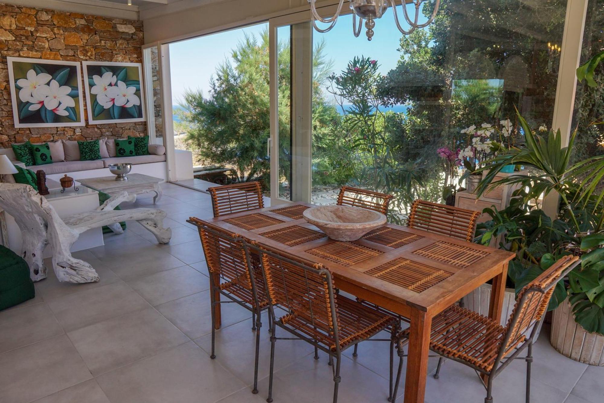 Villa Zen Dans Le Bleu Ермополи Екстериор снимка