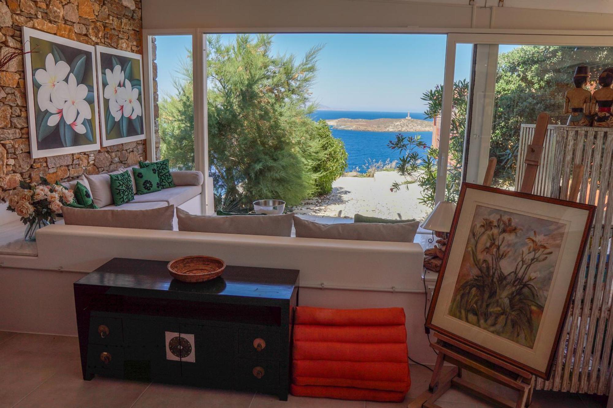 Villa Zen Dans Le Bleu Ермополи Екстериор снимка